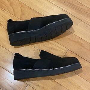 Vaneli Black Slip-On Shoes